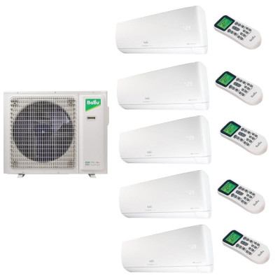 Комплект мульти-сплит-системы Ballu BA5OI-FM/out-42HN8/EU / BSUI-FM/in-09HN8/EUx5