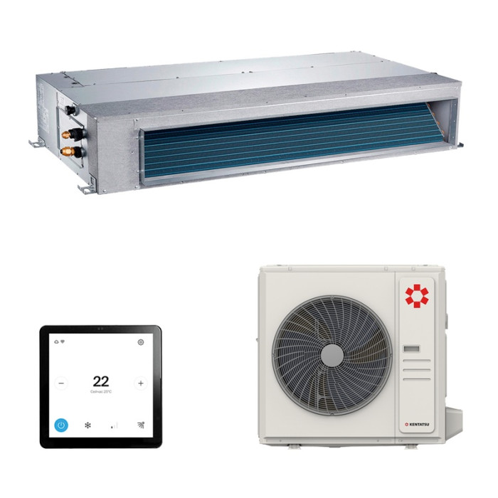Полупромышленная сплит-система канального типа Kentatsu KSMB165HZRN1W / KSUNB165HZRN3