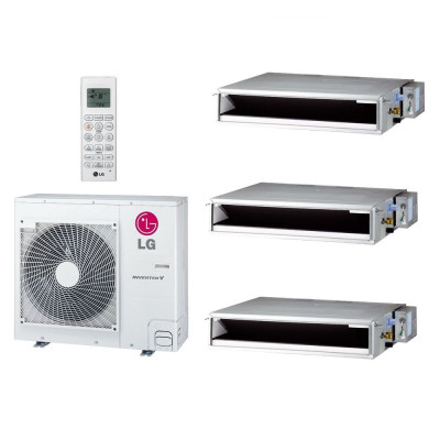 Комплект мульти-сплит-системы LG MU4M27.U44R0 / CL09R.N20x3