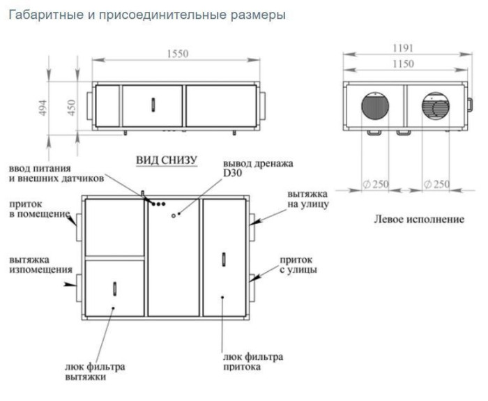 Приточно-вытяжная вентиляционная установка Breezart 1000FC Lux RP SB 3,2
