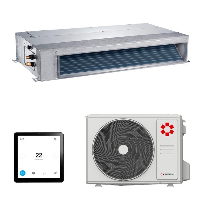Полупромышленная сплит-система канального типа Kentatsu KSMB70HZRN1W / KSUNB70HZRN1