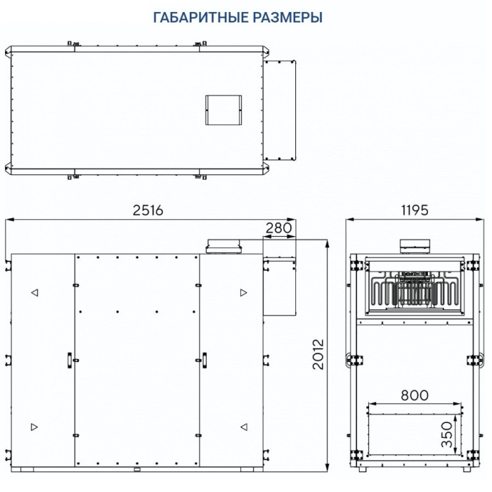 Приточно-вытяжная вентиляционная установка Turkov Zenit Heco X 4510 24E