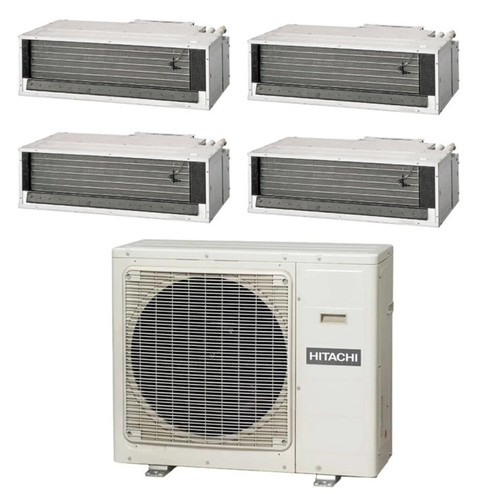 Комплект мульти-сплит-системы Hitachi RAM-110NP5E / RAD-25RPEx4