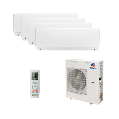 Комплект мульти-сплит-системы Gree GWHD(36)NK6OO(LC)(LH) / GWH18AGD-K6DNA4D/I + GWH12AGBXB-K6DNA4C/I + GWH09AGAXA-K6DNA4C/Ix2