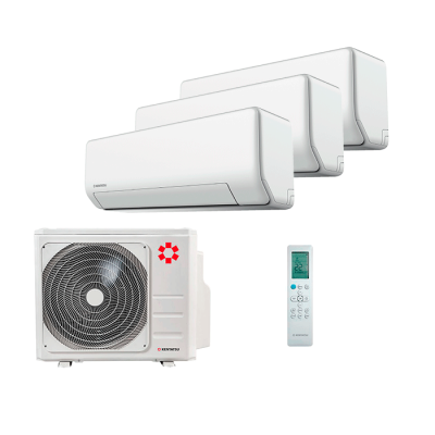 Комплект мульти-сплит-системы Kentatsu K3MRB60HZRN1 / KSGPA26HZRN1x3