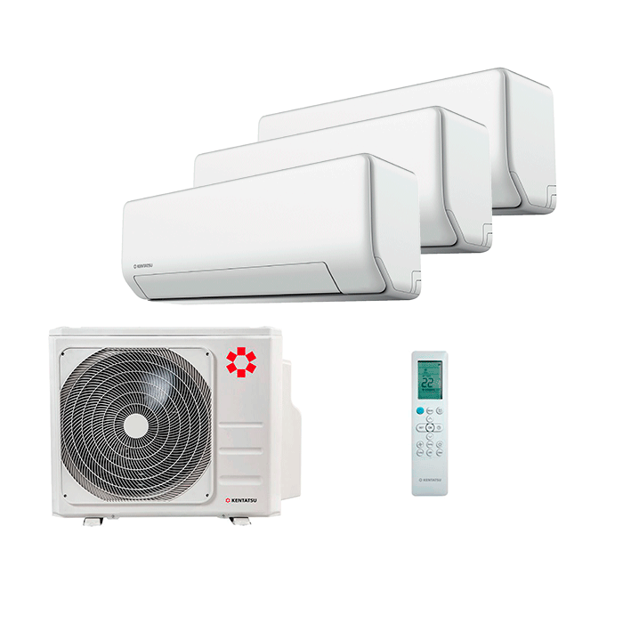 Комплект мульти-сплит-системы Kentatsu K3MRB60HZRN1 / KSGPA26HZRN1x3