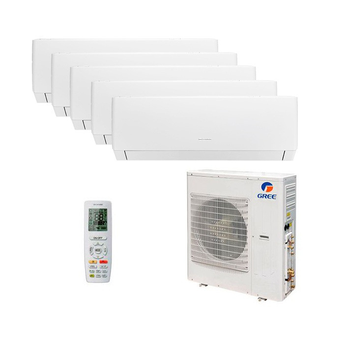 Комплект мульти-сплит-системы Gree GWHD(42)NK6OO(LC)(LH) / GWH09AGAXA-K6DNA4C/Ix5