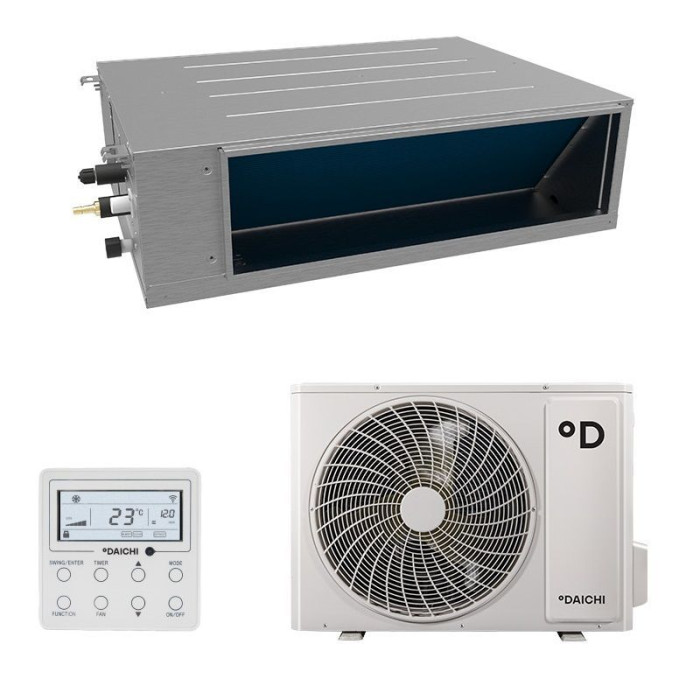 Полупромышленная сплит-система канального типа Daichi DA140BLHS1R1 / DF140BLS3R1