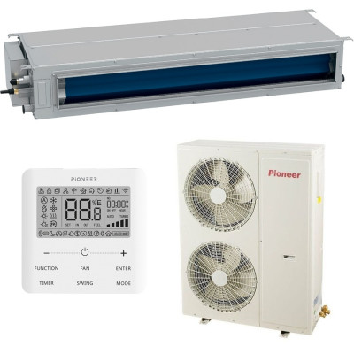 Полупромышленная сплит-система канального типа Pioneer KFDI48GV / KONI48GY с зимним комплектом (-40)