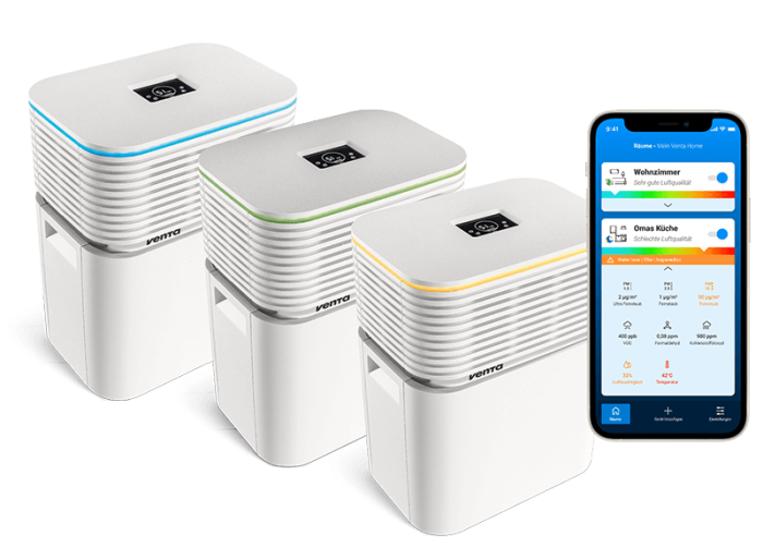 Увлажнитель воздуха Venta Aerostyle LW74 WiFi, черный