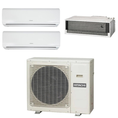 Комплект мульти-сплит-системы Hitachi RAM-110NP5E / RAD-50RPE + RAK-25RPEx2