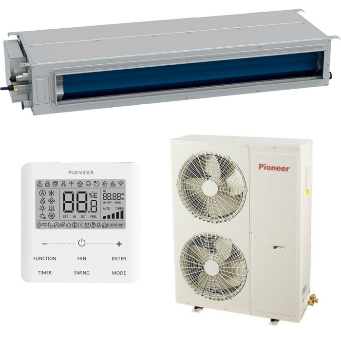 Полупромышленная сплит-система канального типа Pioneer KFDI60GV / KONI60GV с зимним комплектом (-40)