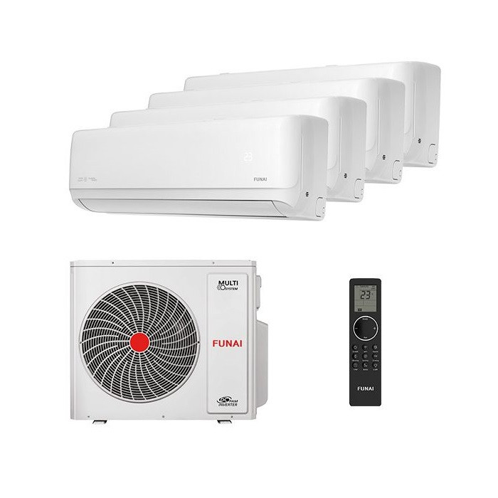 Комплект мульти-сплит-системы Funai RAM-I-4KG80HP.01/U / RAM-I-DA25HP.W01/Sx4
