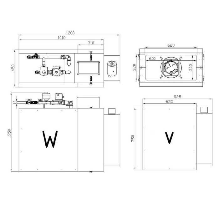 Приточная вентиляционная установка Turkov Capsule 3100 W 3R