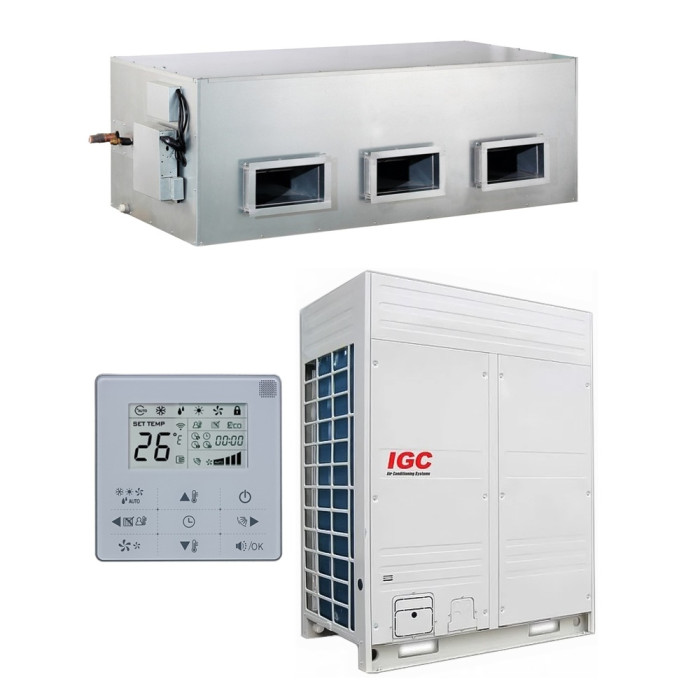 Полупромышленная сплит-система канального типа IGC IDXM-80HWN / IUX-80NH-B