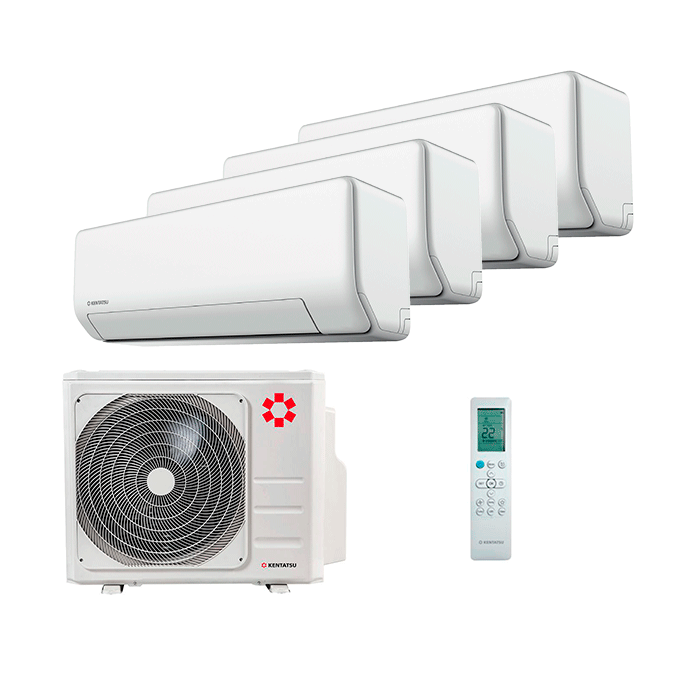 Комплект мульти-сплит-системы Kentatsu K4MRA80HZRN1 / KSGPA26HZRN1x4
