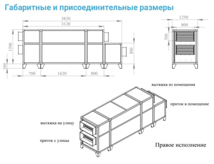 Приточно-вытяжная вентиляционная установка Breezart 6000-C Lux RP PB 30