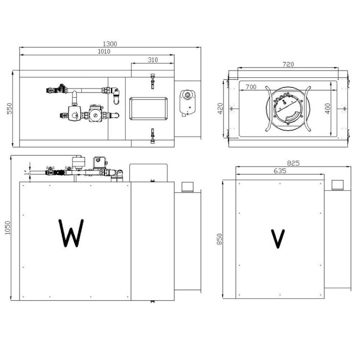 Приточная вентиляционная установка Turkov Capsule 4100 W 3R