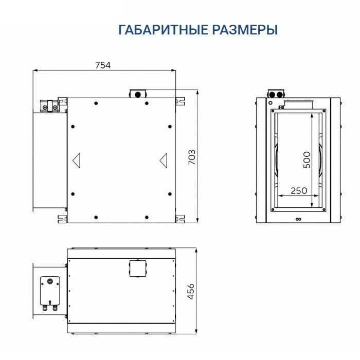 Вытяжная вентиляционная установка Turkov VBOX 2100