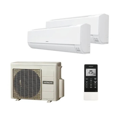 Комплект мульти-сплит-системы Hitachi RAM-53NE3F / RAK-25REFx2