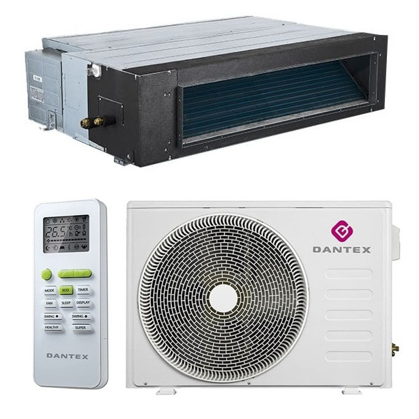 Полупромышленная сплит-система канального типа Dantex RK-24BHT2N / RK-24HT2NE-W