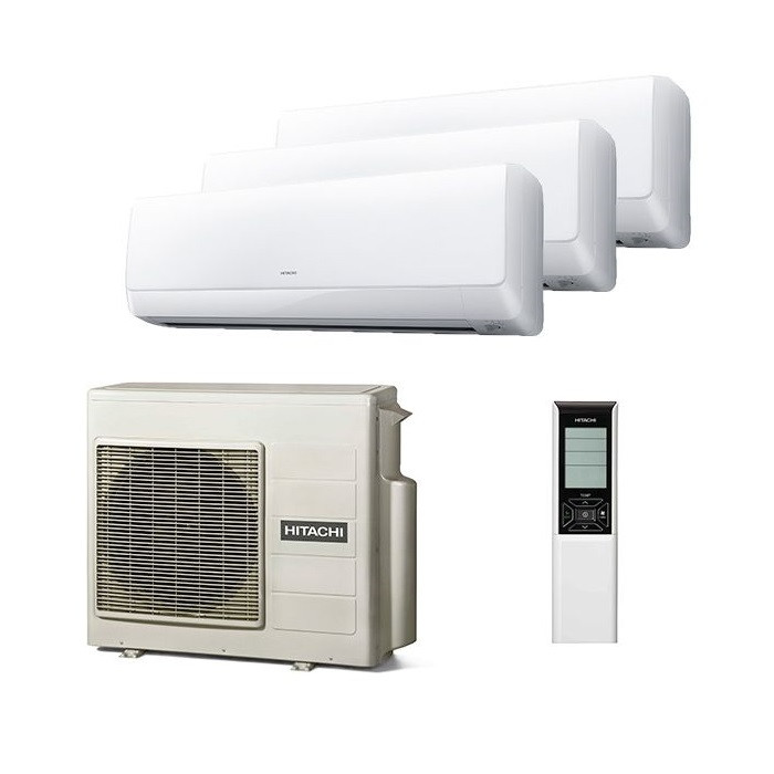 Комплект мульти-сплит-системы Hitachi RAM-68NP3E / RAK-18QXE + RAK-25RXE + RAK-35RXE