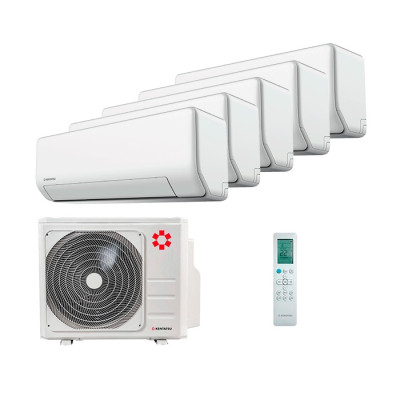 Комплект мульти-сплит-системы Kentatsu K5MRB120HZRN1 / KSGPA26HZRN1x5
