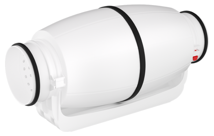 Круглый канальный вентилятор в шумоизолированном корпусе серии LS-100-V