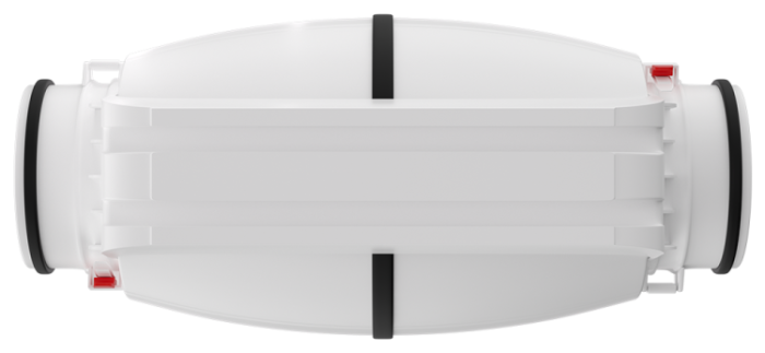 Круглый канальный вентилятор в шумоизолированном корпусе серии LS-150-V