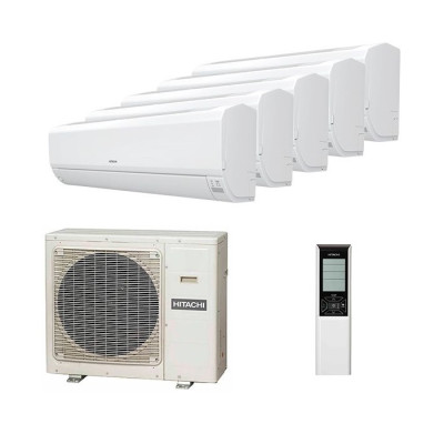 Комплект мульти-сплит-системы Hitachi RAM-90NP5E / RAK-18RPEx5
