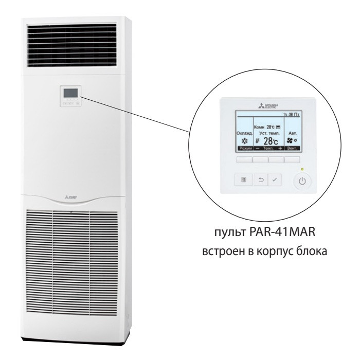 Внутренний блок сплит-системы Mitsubishi Electric PSA-M125KA