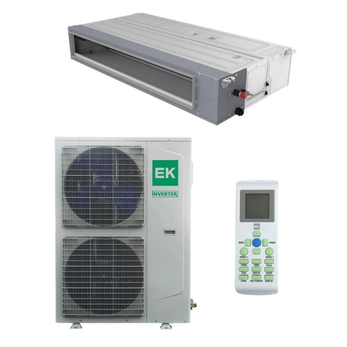 Полупромышленная сплит-система канального типа Euroklimat EKDX-140HNN4 / EKOX-140HNN4