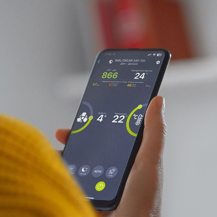 Проветриватель помещения Ballu ONEAIR ASP-100