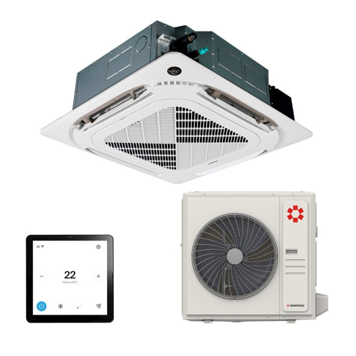 Сплит-система кассетного типа Kentatsu KSVB165HZRN1W / KSUNB165HZRN3