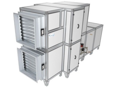 Приточно-вытяжная вентиляционная установка Breezart 12000-C Aqua RR F