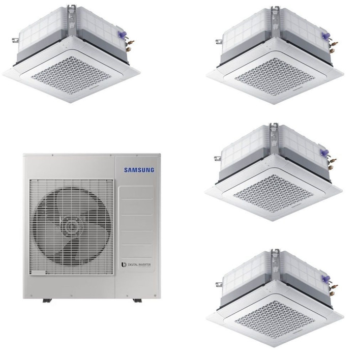 Комплект мульти-сплит-системы Samsung AJ080TXJ4KH/EA / AJ020TNNDKH/EAx4