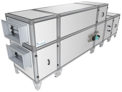 Приточно-вытяжная вентиляционная установка Breezart 4500-C Aqua RP W PB