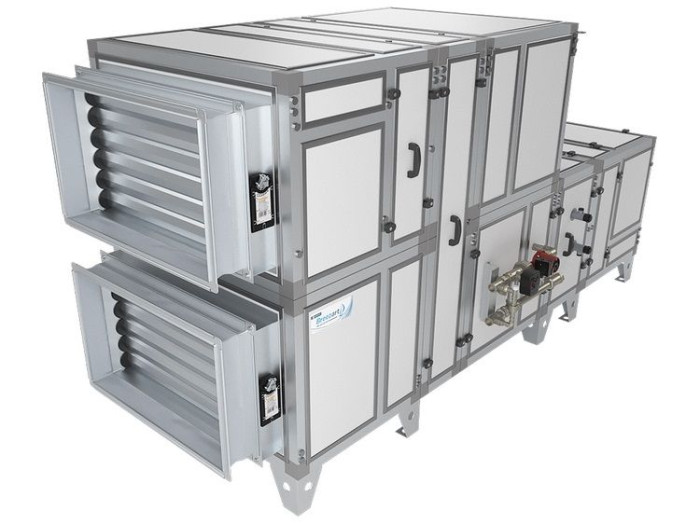 Приточно-вытяжная вентиляционная установка Breezart 4500-C Aqua RR W