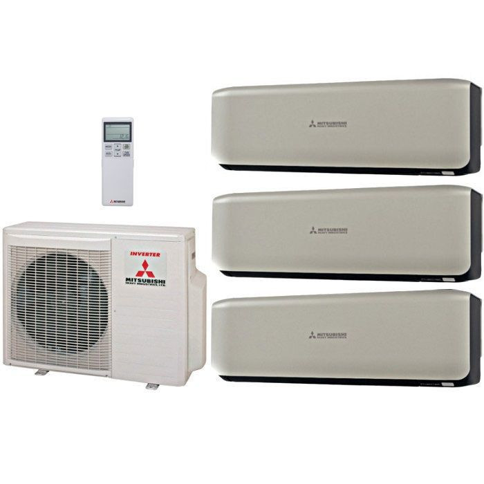 Комплект мульти-сплит-системы Mitsubishi Heavy Industries SCM60ZS-W / SRK25ZS-WT + SRK20ZS-WTx2
