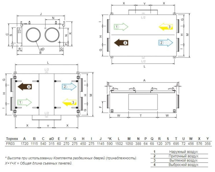 Приточно-вытяжная вентиляционная установка Systemair TOPVEX FR03EL-R-CAV