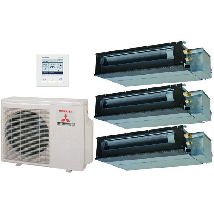 Комплект мульти-сплит-системы Mitsubishi Heavy Industries SCM60ZS-W / SRR25ZS-Wx3