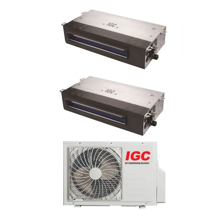Комплект мульти-сплит-системы IGC RAM2-X18URH / RAD-X09RHx2