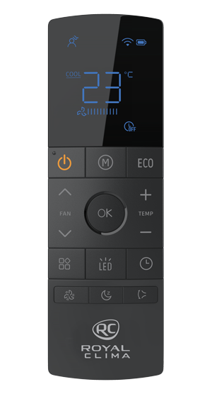 Внутренний блок настенного типа для мульти сплит-систем серии MULTI FLEXI VENTURO NERO Inverter RCI-VT12HN
