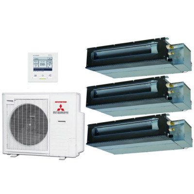 Комплект мульти-сплит-системы Mitsubishi Heavy Industries SCM71ZS-W / SRR25ZS-Wx3