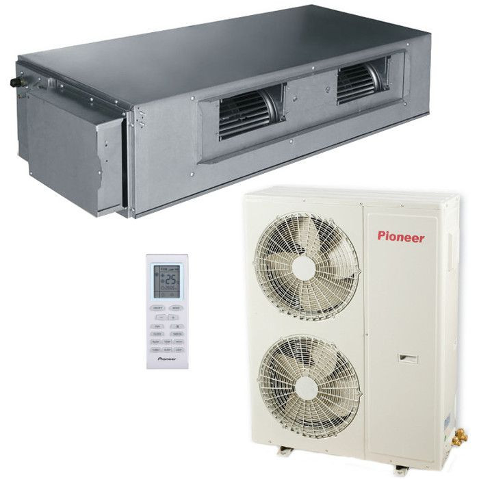 Полупромышленная сплит-система канального типа Pioneer KFD48GV / KON48GV с зимним комплектом (-30)