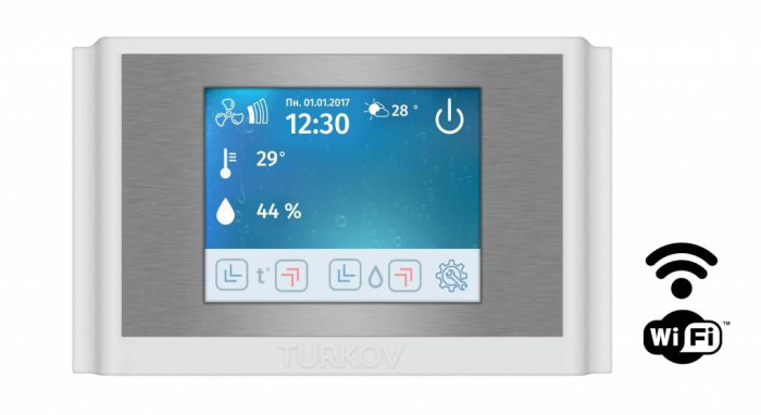 Приточно-вытяжная вентиляционная установка Turkov Capsule pool 1000 AL W