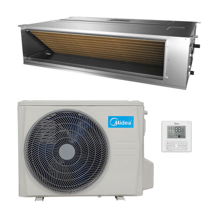 Полупромышленная сплит-система канального типа Midea MTIU-12HWFNX(GA) / MOX230-12HFN8-Q(GA)