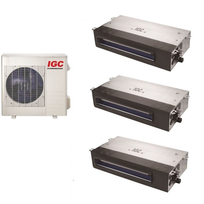 Комплект мульти-сплит-системы IGC RAM3-X27URH / RAD-X09RHx3