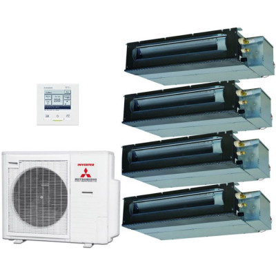 Комплект мульти-сплит-системы Mitsubishi Heavy Industries SCM80ZS-W / SRR25ZS-Wx4