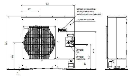 Наружный блок сплит-системы Mitsubishi Electric PUHZ-ZRP71VHA